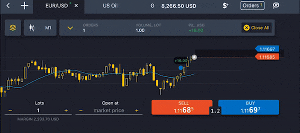 exness 网页终端界面